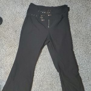 Bell bottom black pants